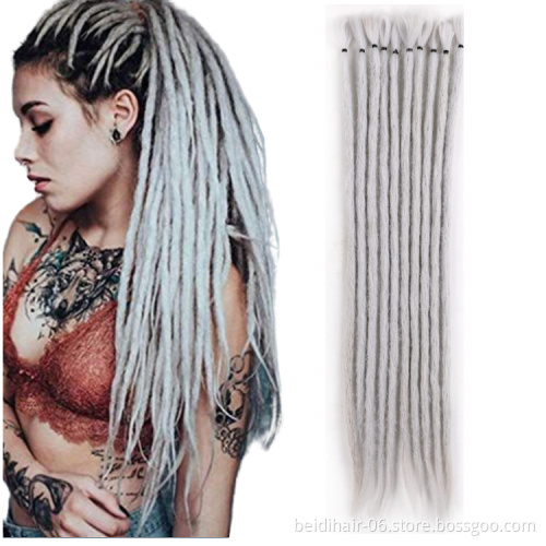20inch Dreadlocks Synthetic Hair Dreads Hand Made Dreadlock Extensions Crochet Braiding Hair
